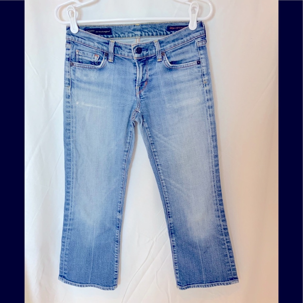 Citizens Of Humanity Light Blue Cropped Jeans